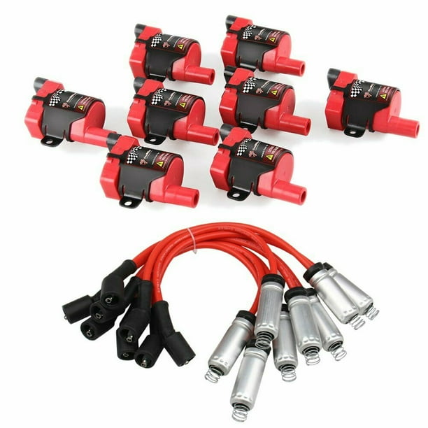 Round 8 Pack D585 Ignition Coils Set Compatible With Chevrolet GMC CADILLAC 4.8L 5.3L 5.7L 6.0L C1251 UF262 Round 8 Pack D585 Ignition Coils Set Compatible With Chevrolet GMC CADILLAC 4.8L 5.3L 5.7L 6.0L C1251 UF262